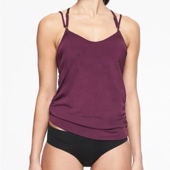 Athleta Other - Athleta Aqualuxe Blousy Tankini Top